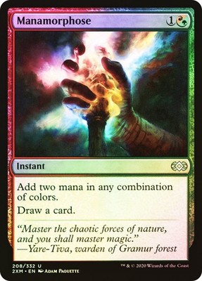 MTG FOIL Manamorphose  - Double Masters #208