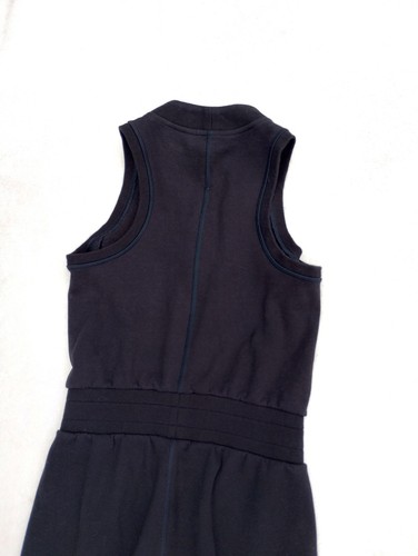 Athleta Girl X Allyson Felix Legend Black Girl's Jumpsuit Size 8-10 Tank Fleece - Picture 4 of 9