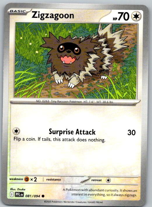 ME02: Phantasmal Flames #081/094 Zigzagoon