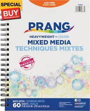 (Formerly Art Street) Mixed Media Journal, Heavyweight, 8.5" x 11", 60 Sheets