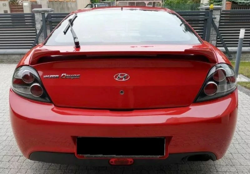 HYUNDAI COUPE TIBURON GK 02-09 - BECQUET AILERON + STOP | Aileron haut de gamme - Photo 3/4