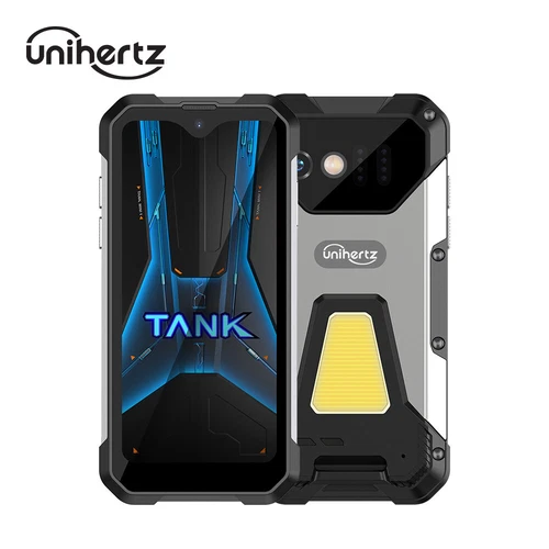 Unihertz Tank Mini, 4.3-Inch Small Screen 4G Rugged Smartphone Camping Light NFC