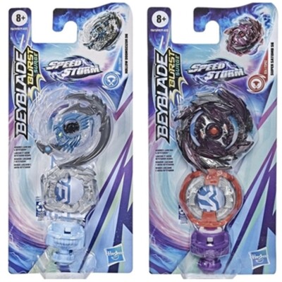 Beyblade Burst Surge Speed Storm SUPER SATOMBS6 or HOLLOW DOOMSCIZOR D6