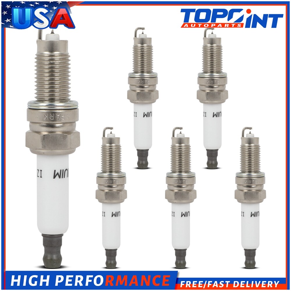 6x Iridium Spark Plugs For 2004-20062008-2009 Audi TT Quattro 3.2L V6