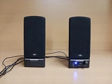 Cyber Acoustics Computer Speakers CA-2014 Tested Used PLS READ & VIEW PHOTOS