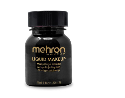 MEHRON LIQUID MAKEUP_FACE,BODY,HAIR PAINT SPECIAL FX_COLOR STAGE MAKEUP 1OZ !!!!