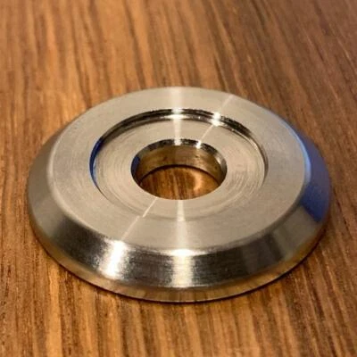 UNDISCLOSED EXTSW BEVELED 5/16” ID x 1 1/8” OD x .158/.125” thick - Fits ARP bolts - 316 SS