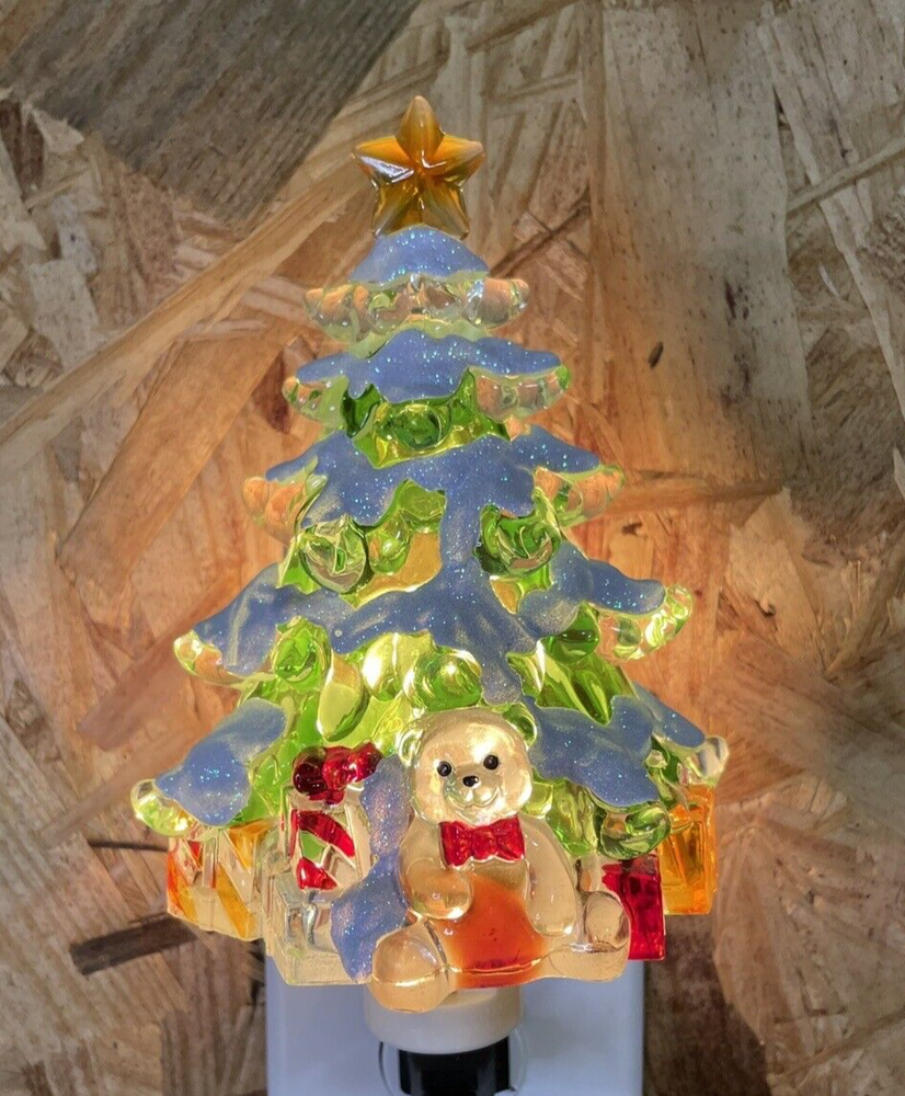 Night Light In The Night Christmas Tree themed night light