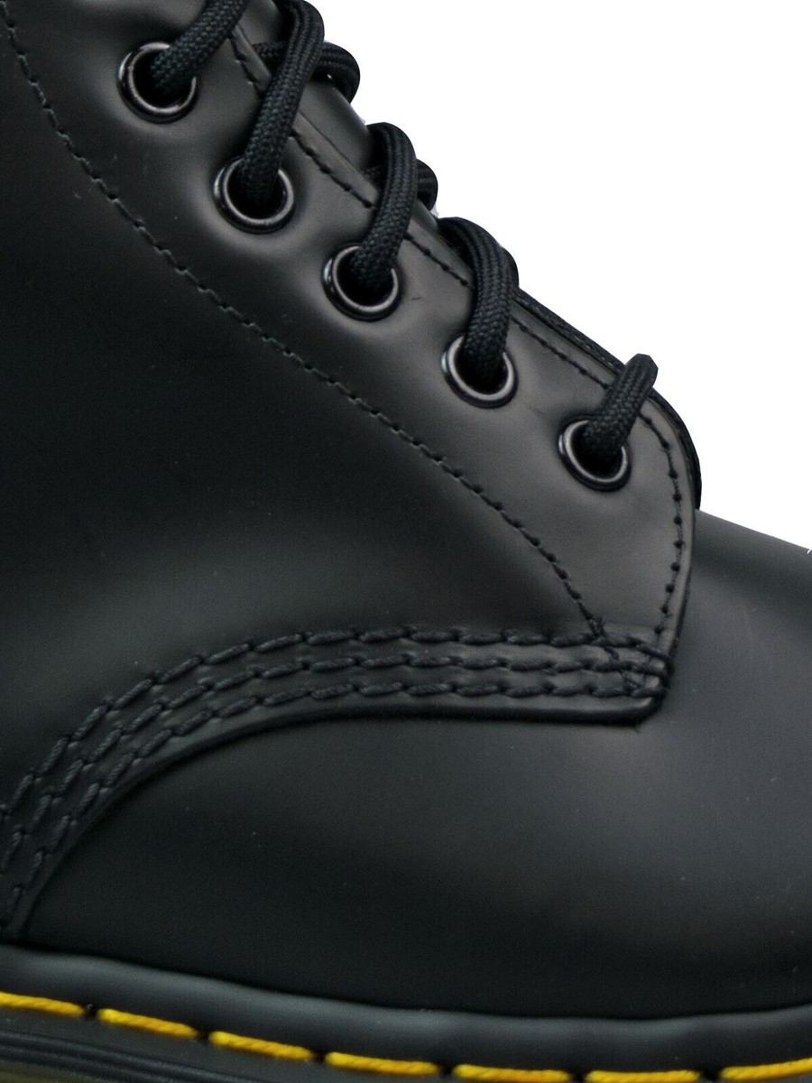 Vintage Dr Martens Loch Stahlkappe Stiefel Boots MARTENS Loch 1460