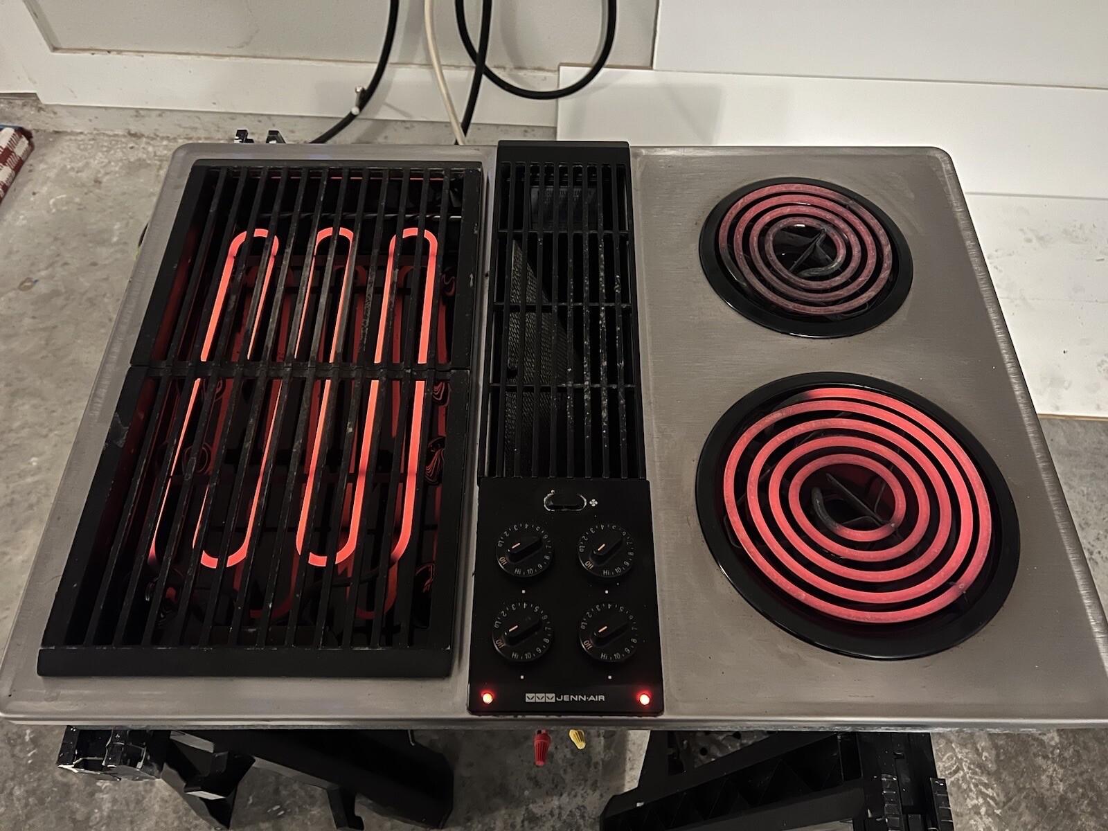 Jenn Air c206 stainless Downdraft cooktop *READ* eBay