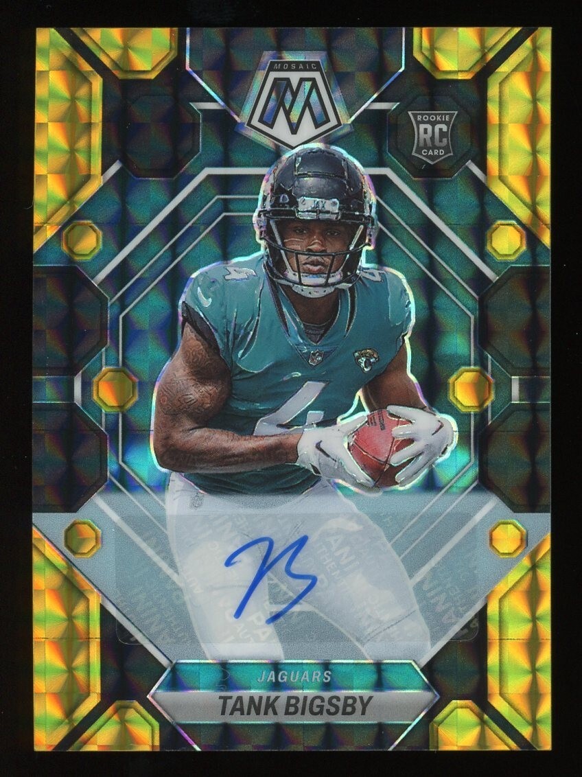 2023 Mosaic Rookie Auto Choice Black Gold /8 RC #364 Tank Bigsby
