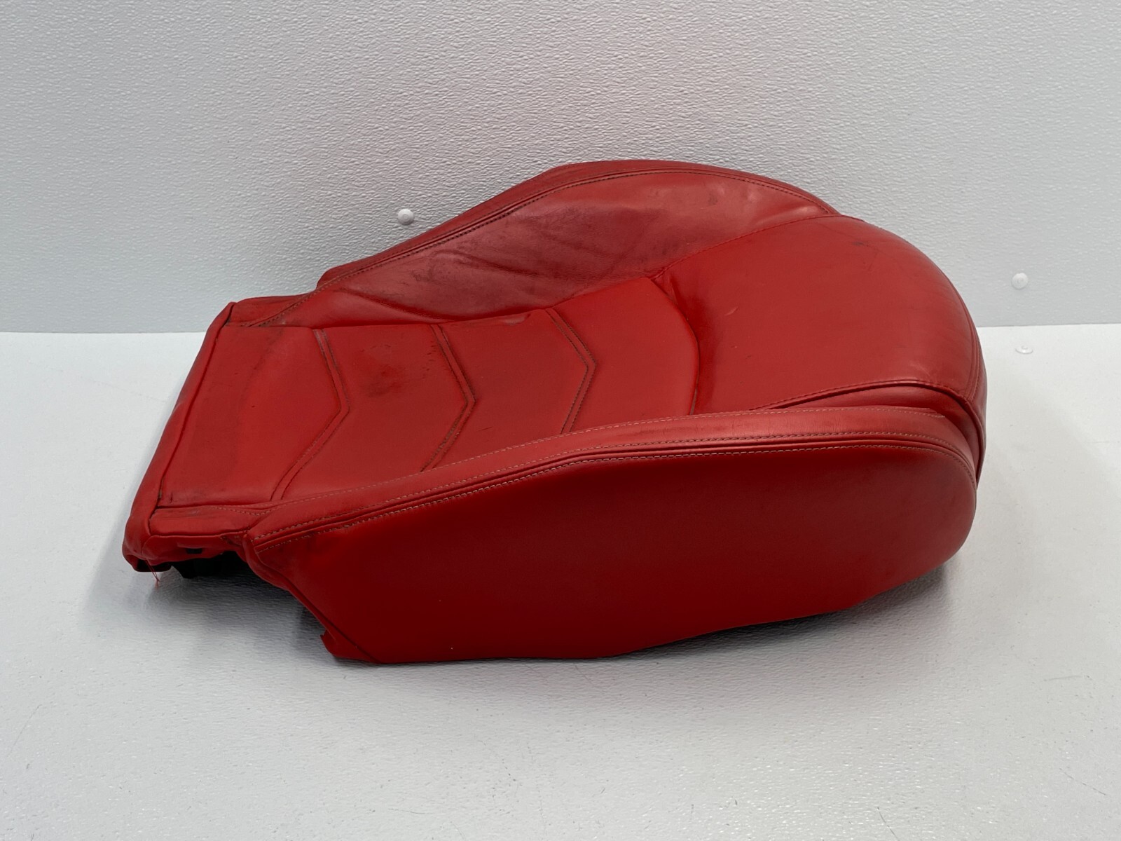 13 14 Maserati Granturismo M145 Front Left Seat Lower Cushion Red 1458 OEM