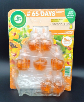 Air Wick Scented Oil Plug-in Air Freshener Refill 7 Pack Hawaiian Scent