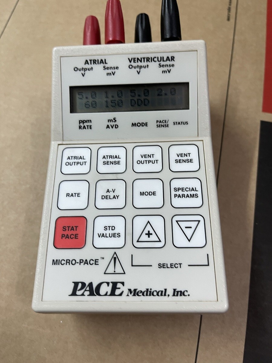 paceページ Pace Medical dual chamber temporary DDD pace maker model 4570
