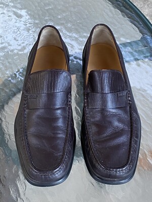 Bally Continental Tresco Swiss Made Brown Leather Penny Loafers Men’s 7 Bally brown penny - Gem main image 2