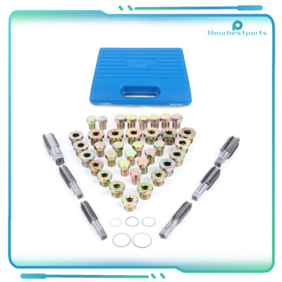NEW 114PC OIL PAN THREAD REPAIR KIT SUMP GEARBOX DRAIN PLUG TOOL SET M13 - M22