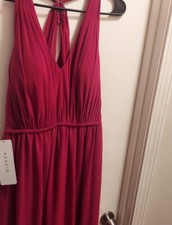 Azazie Burgundy Formal Evening Gown Size A12