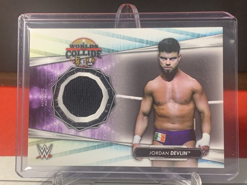 2021 Topps WWE WRESTLING NXT WORLDS COLLIDE JORDAN DEVLIN MAT RELIC - 第 1/2 張圖片