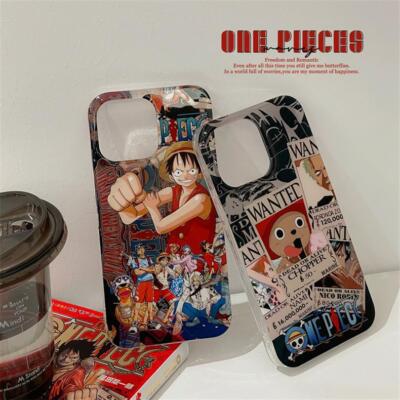 One Piece Anime Für iPhone 11 12 13 14 Pro Plus Max Case Hülle Schutzhülle Cover
