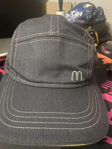 McDonalds Crew Hat Cap Gray w/ Yellow 