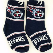 NFL Tennessee Titans Children Socks - Size: 5-6 1/2, New Lot of 2 Pair - TC 