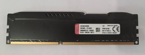 Barrettes Mémoire HyperX Fury 8Go (2x4Go) DDR3 1866 MHz CL10 - HX316C10FK2/8, Occasion