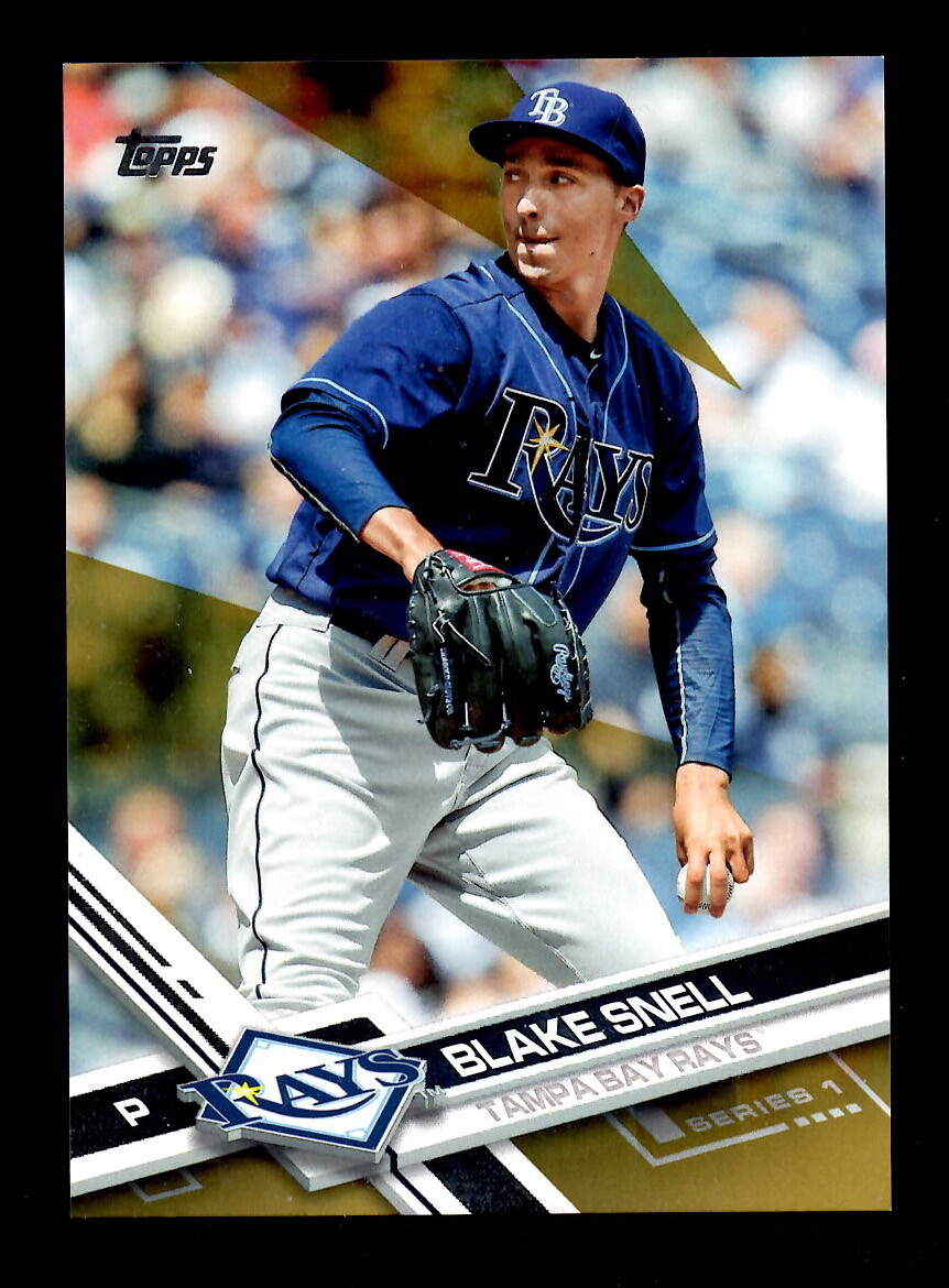 Blake Snell Numbered /2017 Parallel 2017 Topps Gold #190 Baseball Card