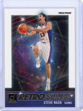 2021 DONRUSS RETRO SERIES STEVE NASH PRESS PROOF #28 SUNS AS SHOWN FLAT $1 SHIP