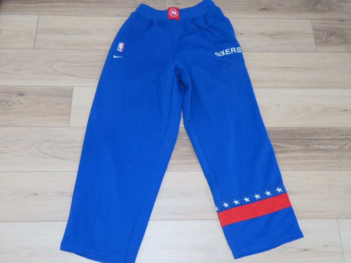 Philadelphia 76ers Sweatpants Mens XL Nike Blue Warm Up Rewind