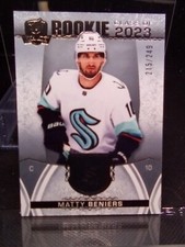 Matty Beniers 2022-23 The Cup Rookie Class of 2023 RC /249 Seattle Kraken