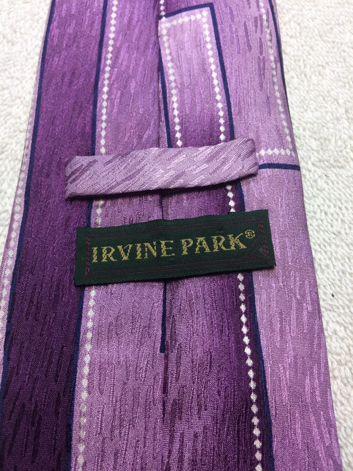 IRVINE PARK HOMBRE MORADO Y ROSA CON BLANCO Y NEGRO 3,75 X 60 Foto 4 de 4