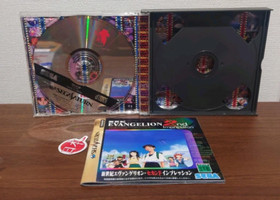 Neon Genesis Evangelion 2nd Impression Sega Saturn + MANUAL Free Shipping