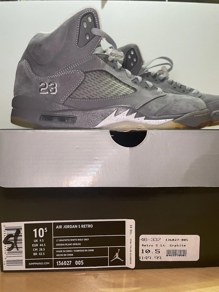 Jordan 5 hotsell wolf grey