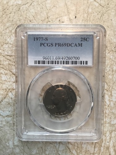 1961 25 Cent Silver Quarter NGC PF67 1977S PCGS 25C PR69DCAM 1/4 Pound Coin Lot - Picture 4 of 5