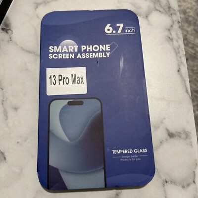 iPhone 13 Pro Max 6.7 Inch Smart Phone Screen Assembly, Tempered Glass