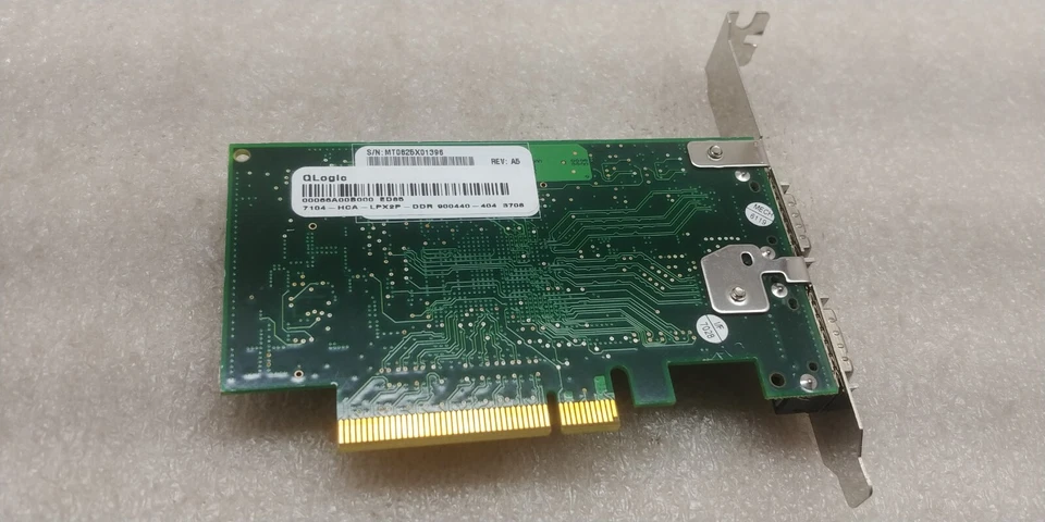 Q-Logic Dual Port InfiniBand (IB) 8X SDR to PCI Express HCA MT55P21B00 FREE SHIP - Image 2 of 4