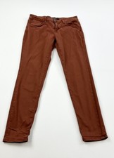 Mavi Jeans Women  s 28 Rust Red 772 Alexa Ankle