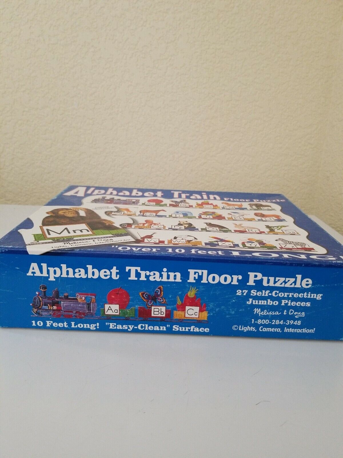 Melissa & Doug ALPHABET TRAIN Floor Puzzle ~ Over 10 Feet Long ~ Preschool  ABCs