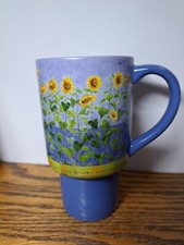 SUNFLOWER MUG REACH FOR YOUR DREAMS YOUR SOUL DANCES BY LANG