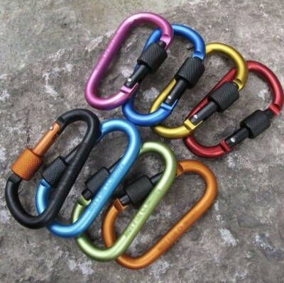 QUALITÄT X-großer Verschluss Karabiner Clip Karabinerhaken Schlüsselanhänger Camping Karabiner UK