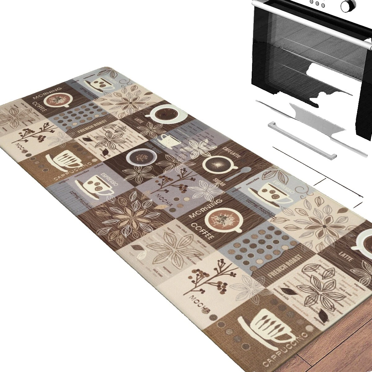 Patchwork Oficina/estudio Puerta tapetes y alfombras de piso