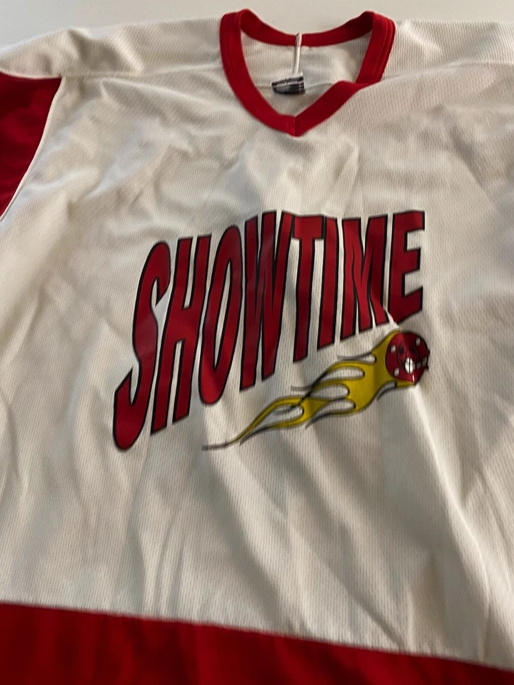 Camiseta deportiva de hockey de colección CCM Showtime grande L longitud traza es 31  Foto 2 de 4