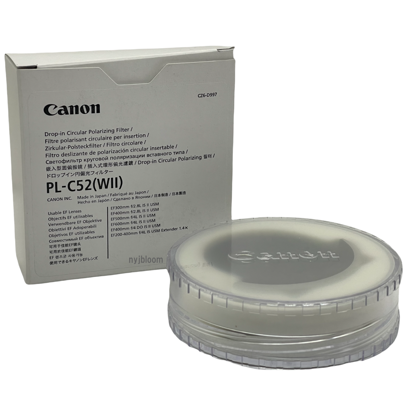Canon 52mm Drop-in Circular Polarizing Filter for sale online | eBay