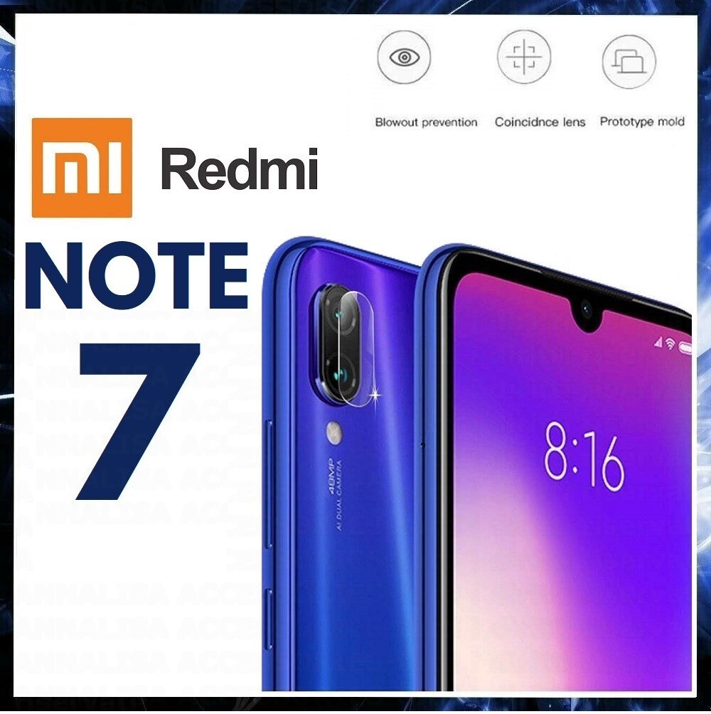 For XIAOMI REDMI NOTE 7 CAMERA LENS PROTECTOR REAR TEMPERED GLASS BACK FILM 9H