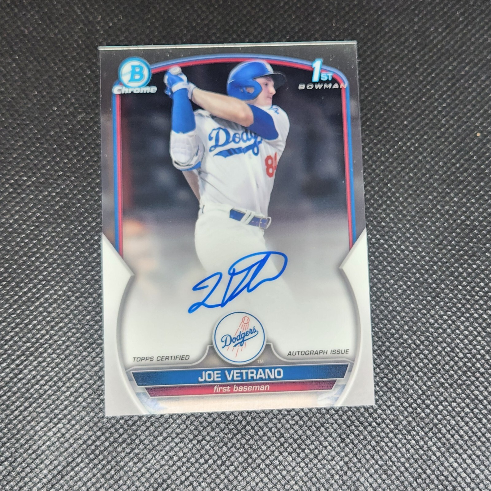 2023 Bowman Chrome Joe Vetrano Bowman 1st Base Auto #CDA-JV
