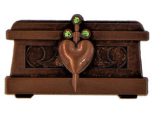 Snow White Evil Queen Chest Heart Box Green Individual Disney Trading Pin ~ New