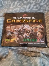Shadowrun Crossfire Sixth World Deck Building Game Demo Box New! 