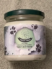 MAN'S BEST FRIEND Blunteffects Odor Eliminating Candle 15 oz. Glass Jar Soy Wax