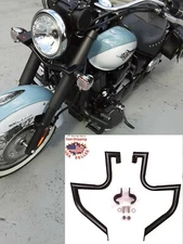 MATTE BLACK 2PC Highway Engine Guard Crash Bar Kawasaki Vulcan VN900D Classic US