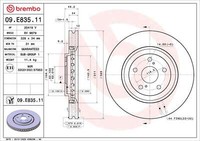 Brembo 2X Bremsscheiben Vorne BelüFtet Beschichtet FüR Lexus RX L1